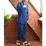 デニム作務衣 メンズ 甚平 デニム コットン 作業着 ルームウェア | 8（eight）  | 詳細画像8 