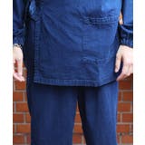 デニム作務衣 メンズ 甚平 デニム コットン 作業着 ルームウェア | 8（eight）  | 詳細画像29 