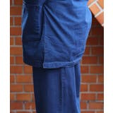 デニム作務衣 メンズ 甚平 デニム コットン 作業着 ルームウェア | 8（eight）  | 詳細画像24 