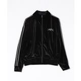 ブラック | ベロアトラックジャケット メンズ ジャージ セットアップ  | 8（eight） 