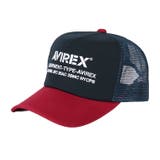 2.ネイビー×レッド | アビレックス メッシュキャップ キャップ | 99HeadwearShop【WOMEN】