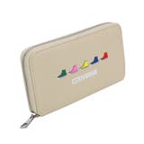 5.Beige(スニーカープリント) | コンバース 長財布 ラウンドファスナー | 99HeadwearShop【WOMEN】