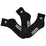 2.Quarter(Black) | Dickies ロゴ ソックス | 99HeadwearShop