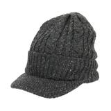 1.Black | ニットキャップ ツバ付き ニット帽 | 99HeadwearShop【WOMEN】