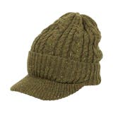 4.Olive | ニットキャップ ツバ付き ニット帽 | 99HeadwearShop【WOMEN】