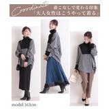 バイカラーの異素材がカッコいいタートルネックのドルマンシャツ。レディース ファッ… | Sawa a la mode | 詳細画像5 