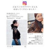 刺繍レース袖のリブタートルニット トップス ハイネック | Sawa a la mode | 詳細画像20