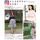 花刺繍レースのぽわん袖トップス ブラック ブラウス | Sawa a la mode | 詳細画像16
