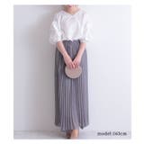 花刺繍レースのぽわん袖トップス ブラック ブラウス | Sawa a la mode | 詳細画像19