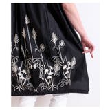 後ろ草花刺繍のふんわりコットンシャツチュニック レディース ファッション | Sawa a la mode | 詳細画像19
