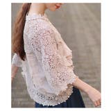 華やかなデコルテ花刺繍トップス。トップス シャツ カットソー | Sawa a la mode | 詳細画像11