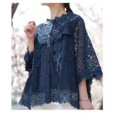 華やかなデコルテ花刺繍トップス。トップス シャツ カットソー | Sawa a la mode | 詳細画像11