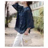 華やかなデコルテ花刺繍トップス。トップス シャツ カットソー | Sawa a la mode | 詳細画像17