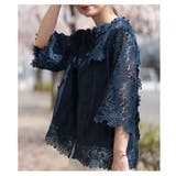 華やかなデコルテ花刺繍トップス。トップス シャツ カットソー | Sawa a la mode | 詳細画像25