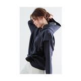 フリルが可愛いらしい大人のボンディングパーカー レディース ファッション | Sawa a la mode | 詳細画像16