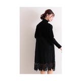 花レース切り替えのハイネックワンピース レディース ファッション | Sawa a la mode | 詳細画像7