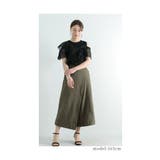 巻きスカート風ゆったりロングパンツ。レディース ファッション パンツ | Sawa a la mode | 詳細画像29 