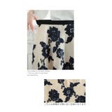 リボン刺繍の花模様フレアAラインスカート レディース ファッション | Sawa a la mode | 詳細画像4