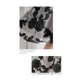 リボン刺繍の花模様フレアAラインスカート レディース ファッション | Sawa a la mode | 詳細画像10