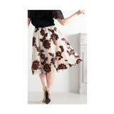 リボン刺繍の花模様フレアAラインスカート レディース ファッション | Sawa a la mode | 詳細画像18