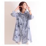 涼やかに咲く刺繍で魅せる。トップス シャツ 柄物 | Sawa a la mode | 詳細画像4