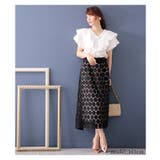 レトロドットレースのフレアスカート レディース ファッション | Sawa a la mode | 詳細画像5