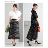 レトロドットレースのフレアスカート レディース ファッション | Sawa a la mode | 詳細画像9