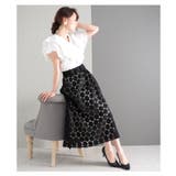 レトロドットレースのフレアスカート レディース ファッション | Sawa a la mode | 詳細画像13