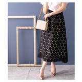 レトロドットレースのフレアスカート レディース ファッション | Sawa a la mode | 詳細画像14