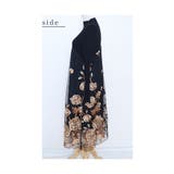 煌くバラ咲く異素材ドッキングワンピース レディース ワンピース | Sawa a la mode | 詳細画像21