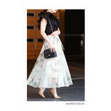 花びらが浮かび上がる水彩フレアスカート レディース ファッション | Sawa a la mode | 詳細画像29