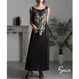 エスニック模様のマキシワンピース レディース ワンピース | Sawa a la mode | 詳細画像1