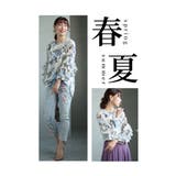 風になびくフリル袖の花柄ブラウス トップス レディース | Sawa a la mode | 詳細画像6