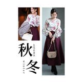 風になびくフリル袖の花柄ブラウス トップス レディース | Sawa a la mode | 詳細画像8