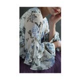 風になびくフリル袖の花柄ブラウス トップス レディース | Sawa a la mode | 詳細画像20