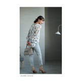 風になびくフリル袖の花柄ブラウス トップス レディース | Sawa a la mode | 詳細画像21