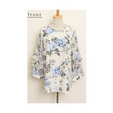 風になびくフリル袖の花柄ブラウス トップス レディース | Sawa a la mode | 詳細画像25