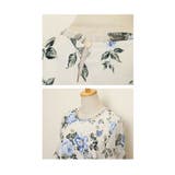 風になびくフリル袖の花柄ブラウス トップス レディース | Sawa a la mode | 詳細画像28
