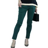 グリーン | 360度褒められる究極美脚なストレッチテーパードパンツ レディース ファッション | Sawa a la mode