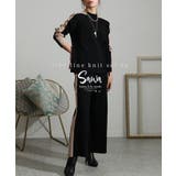 スポーティを添えるサイドラインニット地セットアップ レディース ファッション | Sawa a la mode | 詳細画像1