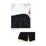 ふわりと風に舞うシフォンが重なるワイドパンツ レディース ファッション | Sawa a la mode | 詳細画像8