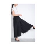 ふわりと風に舞うシフォンが重なるワイドパンツ レディース ファッション | Sawa a la mode | 詳細画像10