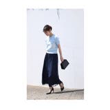 ふわりと風に舞うシフォンが重なるワイドパンツ レディース ファッション | Sawa a la mode | 詳細画像18