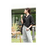 大人可愛い丸レースのフレアスリーブシャツブラウス レディース ファッション | Sawa a la mode | 詳細画像13 