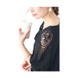 袖を彩る刺繍レースの軽やかフレアチュニック レディース ファッション | Sawa a la mode | 詳細画像17