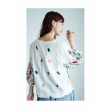 艶やかなチューリップ畑の刺繍シャツブラウス レディース ファッション | Sawa a la mode | 詳細画像13