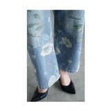 優しげなお花プリントの主役級デニムロングパンツ レディース ファッション | Sawa a la mode | 詳細画像19