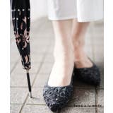 ブラック | 晴雨兼用バラ型押しラバーレインシューズ レディース ファッション | Sawa a la mode