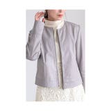 上質ラムレザーのノーカラージャケット レディース ファッション | Sawa a la mode | 詳細画像20