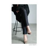 暖か×綺麗見えする裏起毛テーパードパンツ レディース ファッション | Sawa a la mode | 詳細画像18